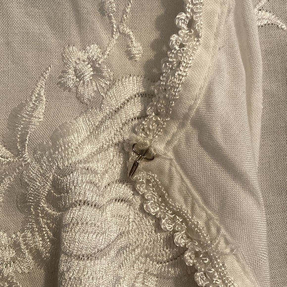 Embroidered Fringe Top - Picture 5 of 6